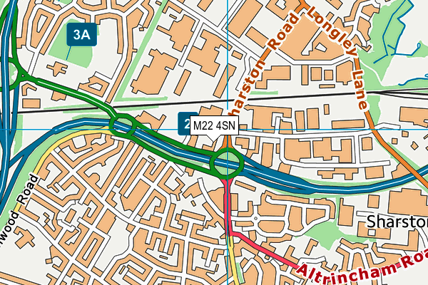 M22 4SN map - OS VectorMap District (Ordnance Survey) M22 4SN map - OS VectorMap District (Ordnance Survey)