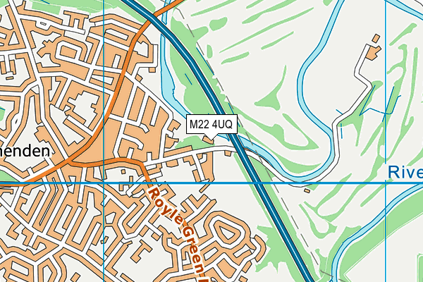M22 4UQ map - OS VectorMap District (Ordnance Survey) M22 4UQ map - OS VectorMap District (Ordnance Survey)