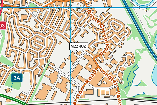 M22 4UZ map - OS VectorMap District (Ordnance Survey) M22 4UZ map - OS VectorMap District (Ordnance Survey)