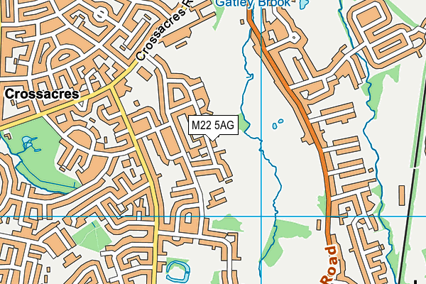 M22 5AG map - OS VectorMap District (Ordnance Survey) M22 5AG map - OS VectorMap District (Ordnance Survey)