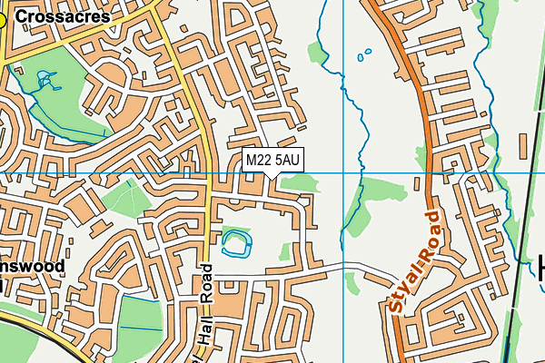 M22 5AU map - OS VectorMap District (Ordnance Survey) M22 5AU map - OS VectorMap District (Ordnance Survey)