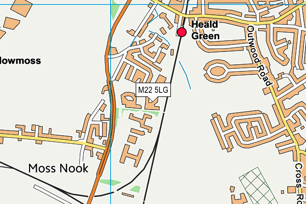 M22 5LG map - OS VectorMap District (Ordnance Survey) M22 5LG map - OS VectorMap District (Ordnance Survey)