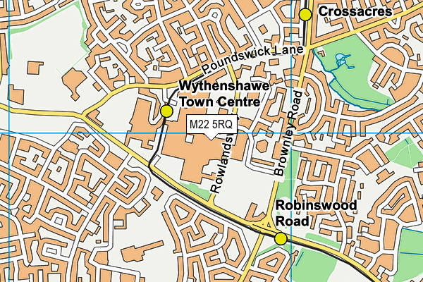 M22 5RQ map - OS VectorMap District (Ordnance Survey) M22 5RQ map - OS VectorMap District (Ordnance Survey)
