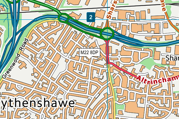 M22 8DP map - OS VectorMap District (Ordnance Survey) M22 8DP map - OS VectorMap District (Ordnance Survey)