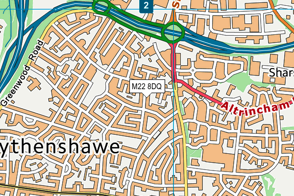 M22 8DQ map - OS VectorMap District (Ordnance Survey) M22 8DQ map - OS VectorMap District (Ordnance Survey)