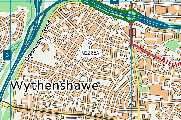 M22 8EA map - OS VectorMap District (Ordnance Survey) M22 8EA map - OS VectorMap District (Ordnance Survey)