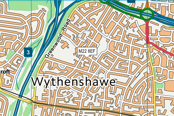 M22 8EF map - OS VectorMap District (Ordnance Survey) M22 8EF map - OS VectorMap District (Ordnance Survey)