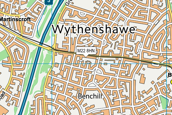 M22 8HN map - OS VectorMap District (Ordnance Survey) M22 8HN map - OS VectorMap District (Ordnance Survey)
