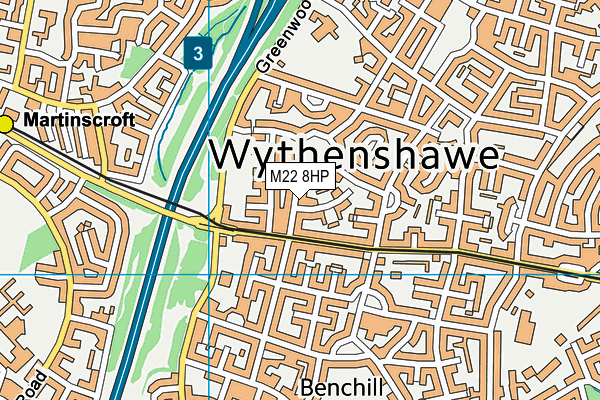 M22 8HP map - OS VectorMap District (Ordnance Survey) M22 8HP map - OS VectorMap District (Ordnance Survey)