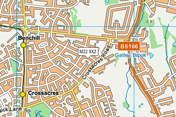 M22 9XZ map - OS VectorMap District (Ordnance Survey) M22 9XZ map - OS VectorMap District (Ordnance Survey)