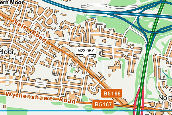M23 0BY map - OS VectorMap District (Ordnance Survey) M23 0BY map - OS VectorMap District (Ordnance Survey)