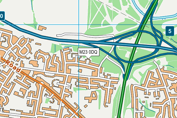 M23 0DQ map - OS VectorMap District (Ordnance Survey) M23 0DQ map - OS VectorMap District (Ordnance Survey)