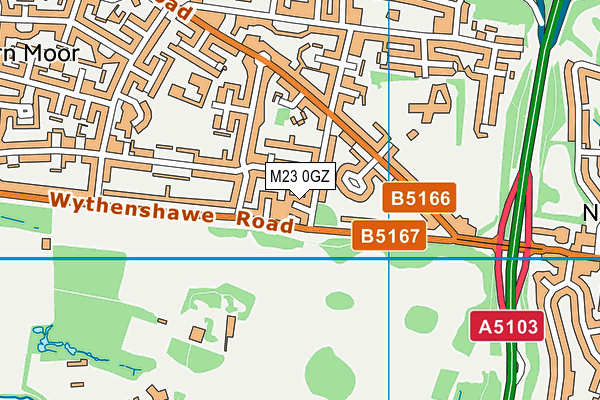 M23 0GZ map - OS VectorMap District (Ordnance Survey) M23 0GZ map - OS VectorMap District (Ordnance Survey)