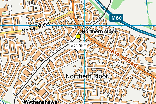 M23 0HF map - OS VectorMap District (Ordnance Survey) M23 0HF map - OS VectorMap District (Ordnance Survey)
