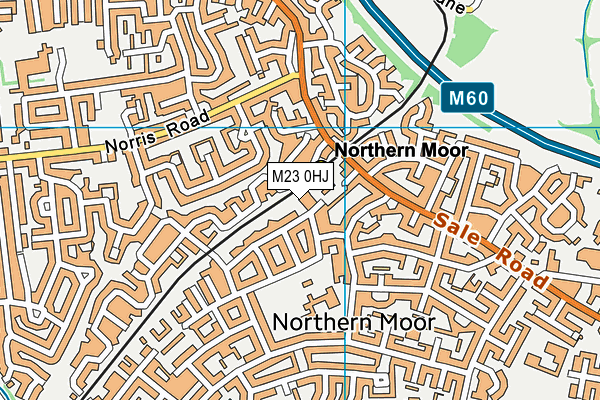 M23 0HJ map - OS VectorMap District (Ordnance Survey) M23 0HJ map - OS VectorMap District (Ordnance Survey)