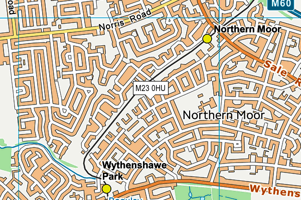 M23 0HU map - OS VectorMap District (Ordnance Survey) M23 0HU map - OS VectorMap District (Ordnance Survey)