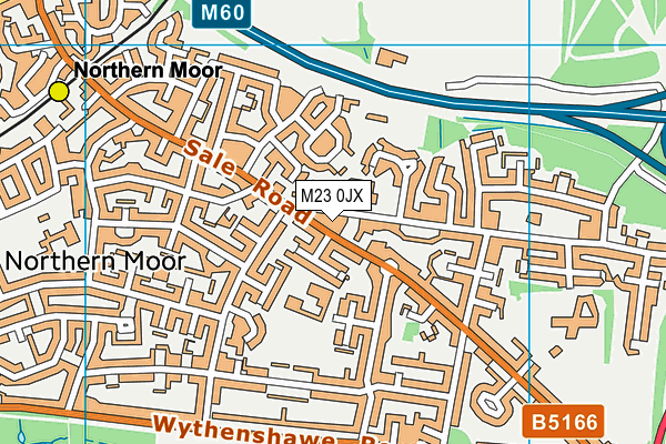 M23 0JX map - OS VectorMap District (Ordnance Survey) M23 0JX map - OS VectorMap District (Ordnance Survey)