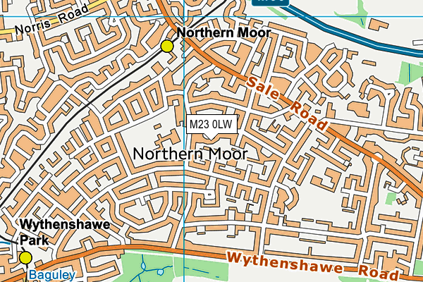 M23 0LW map - OS VectorMap District (Ordnance Survey) M23 0LW map - OS VectorMap District (Ordnance Survey)