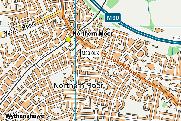 M23 0LX map - OS VectorMap District (Ordnance Survey) M23 0LX map - OS VectorMap District (Ordnance Survey)