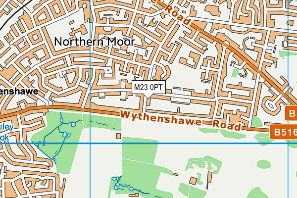 M23 0PT map - OS VectorMap District (Ordnance Survey) M23 0PT map - OS VectorMap District (Ordnance Survey)