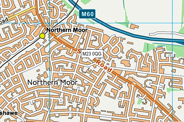 M23 0QG map - OS VectorMap District (Ordnance Survey) M23 0QG map - OS VectorMap District (Ordnance Survey)
