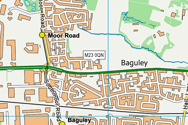 M23 0QN map - OS VectorMap District (Ordnance Survey) M23 0QN map - OS VectorMap District (Ordnance Survey)