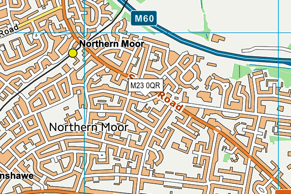 M23 0QR map - OS VectorMap District (Ordnance Survey) M23 0QR map - OS VectorMap District (Ordnance Survey)