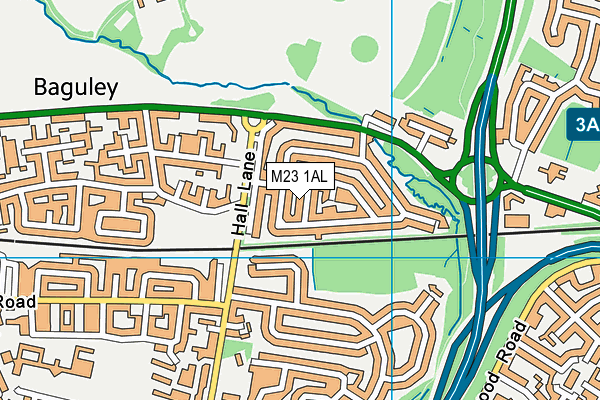 M23 1AL map - OS VectorMap District (Ordnance Survey) M23 1AL map - OS VectorMap District (Ordnance Survey)