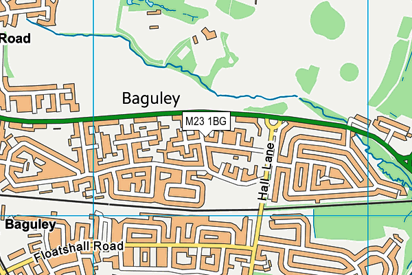 M23 1BG map - OS VectorMap District (Ordnance Survey) M23 1BG map - OS VectorMap District (Ordnance Survey)