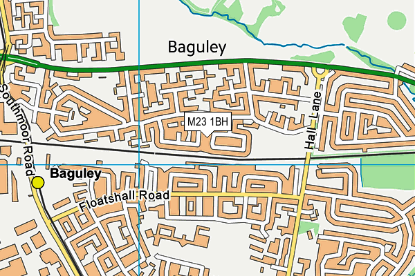 M23 1BH map - OS VectorMap District (Ordnance Survey) M23 1BH map - OS VectorMap District (Ordnance Survey)