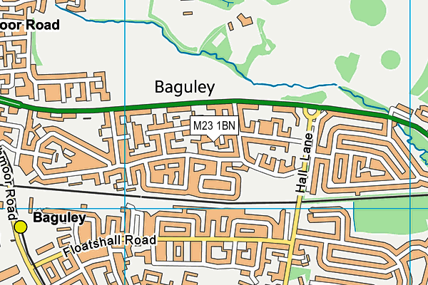 M23 1BN map - OS VectorMap District (Ordnance Survey) M23 1BN map - OS VectorMap District (Ordnance Survey)