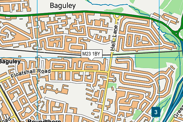 M23 1BY map - OS VectorMap District (Ordnance Survey) M23 1BY map - OS VectorMap District (Ordnance Survey)