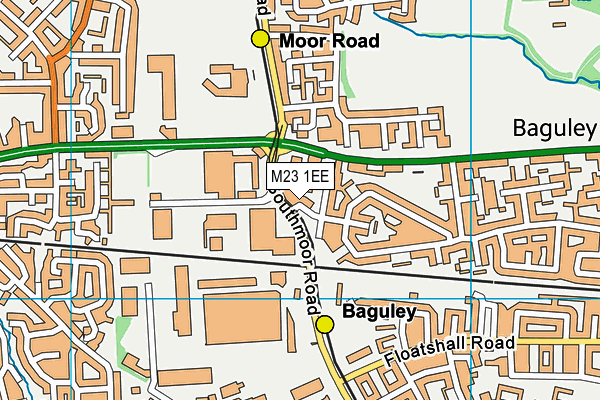 M23 1EE map - OS VectorMap District (Ordnance Survey) M23 1EE map - OS VectorMap District (Ordnance Survey)