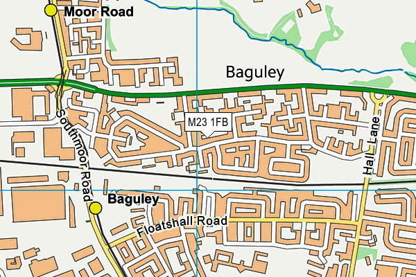 M23 1FB map - OS VectorMap District (Ordnance Survey) M23 1FB map - OS VectorMap District (Ordnance Survey)