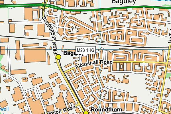 M23 1HG map - OS VectorMap District (Ordnance Survey) M23 1HG map - OS VectorMap District (Ordnance Survey)