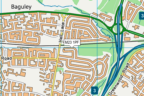 M23 1PF map - OS VectorMap District (Ordnance Survey) M23 1PF map - OS VectorMap District (Ordnance Survey)