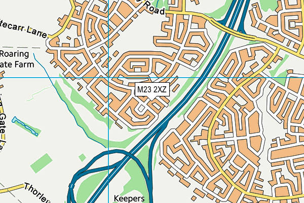 M23 2XZ map - OS VectorMap District (Ordnance Survey) M23 2XZ map - OS VectorMap District (Ordnance Survey)