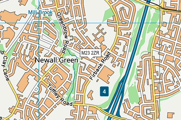 M23 2ZR map - OS VectorMap District (Ordnance Survey) M23 2ZR map - OS VectorMap District (Ordnance Survey)
