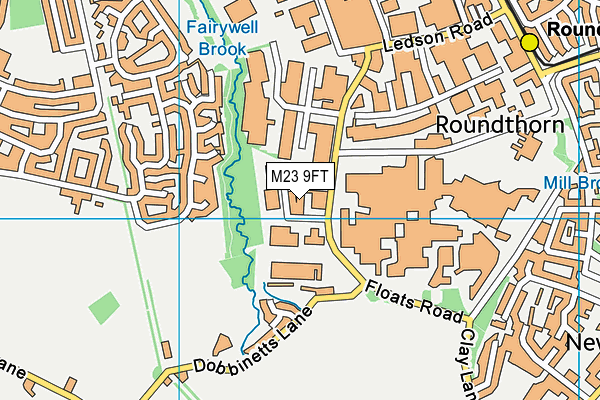 M23 9FT map - OS VectorMap District (Ordnance Survey) M23 9FT map - OS VectorMap District (Ordnance Survey)