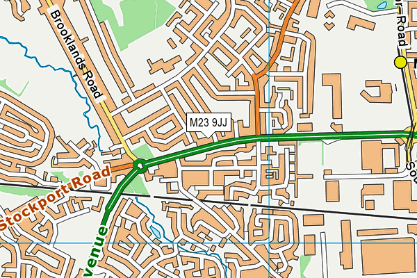 M23 9JJ map - OS VectorMap District (Ordnance Survey) M23 9JJ map - OS VectorMap District (Ordnance Survey)