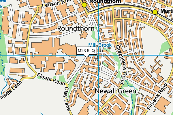 M23 9LQ map - OS VectorMap District (Ordnance Survey) M23 9LQ map - OS VectorMap District (Ordnance Survey)