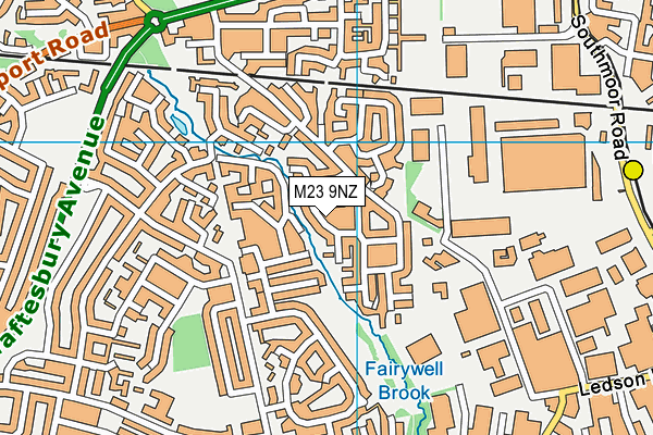 M23 9NZ map - OS VectorMap District (Ordnance Survey) M23 9NZ map - OS VectorMap District (Ordnance Survey)