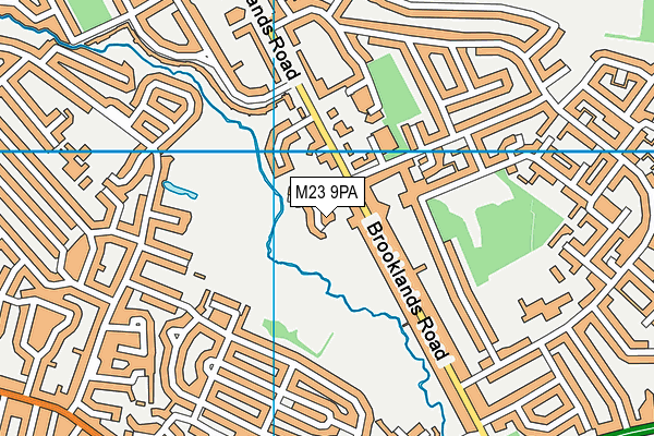M23 9PA map - OS VectorMap District (Ordnance Survey) M23 9PA map - OS VectorMap District (Ordnance Survey)