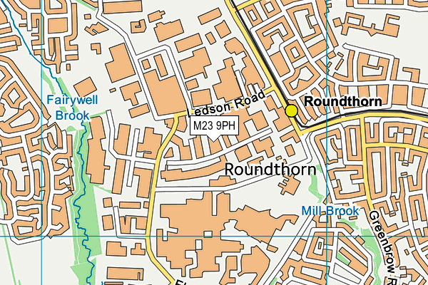 M23 9PH map - OS VectorMap District (Ordnance Survey) M23 9PH map - OS VectorMap District (Ordnance Survey)
