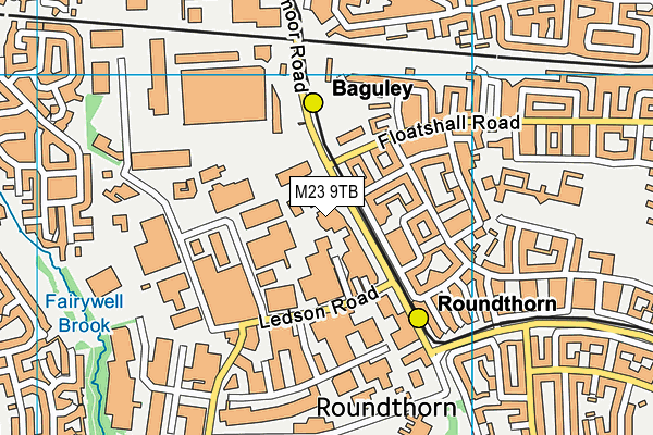 M23 9TB map - OS VectorMap District (Ordnance Survey) M23 9TB map - OS VectorMap District (Ordnance Survey)