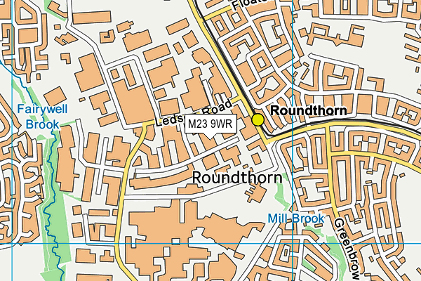 M23 9WR map - OS VectorMap District (Ordnance Survey) M23 9WR map - OS VectorMap District (Ordnance Survey)