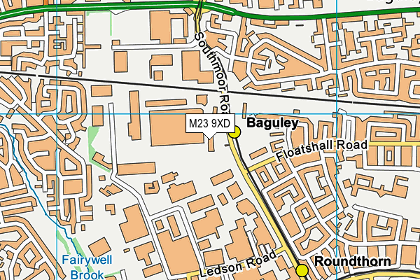 M23 9XD map - OS VectorMap District (Ordnance Survey) M23 9XD map - OS VectorMap District (Ordnance Survey)