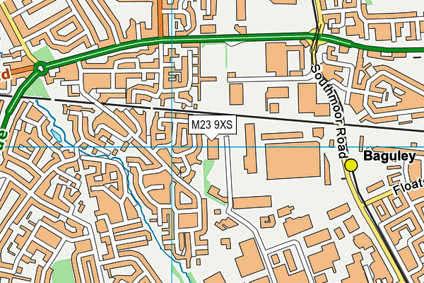 M23 9XS map - OS VectorMap District (Ordnance Survey) M23 9XS map - OS VectorMap District (Ordnance Survey)