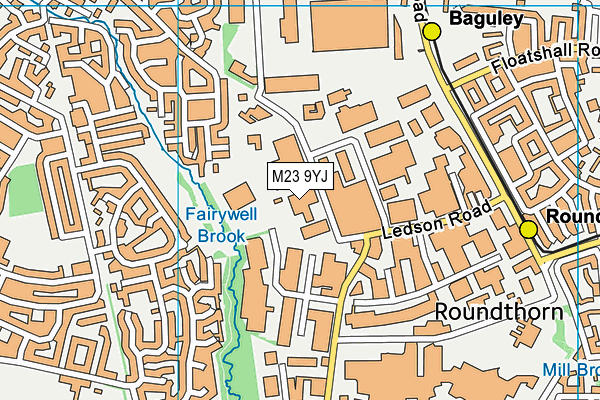 M23 9YJ map - OS VectorMap District (Ordnance Survey) M23 9YJ map - OS VectorMap District (Ordnance Survey)