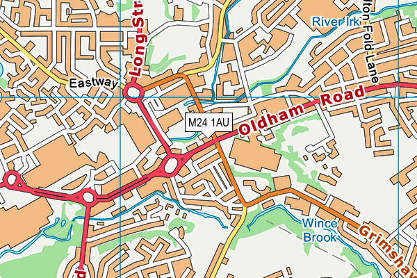 M24 1AU map - OS VectorMap District (Ordnance Survey) M24 1AU map - OS VectorMap District (Ordnance Survey)